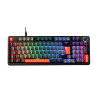 TECLADO GAMER NACEB NA-0972G LED RGB TECLADO MECANICO CHERRY MX BROWN ALAMBRICO USB GRIS ESPANOL