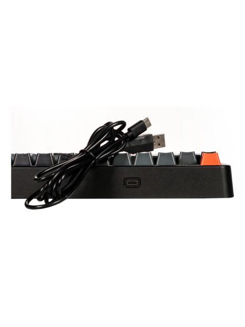 TECLADO GAMER NACEB PHYTON LED RGB TECLADO MECANICO SWITCH BROWN INALAMBRICO RF INALAMBRICO NEGRO ESPANOL - Imagen 6