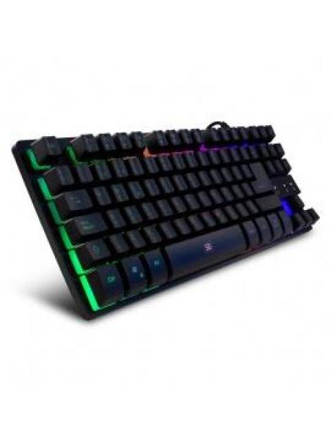 TECLADO GAMER VORAGO START THE GAME RGB ALAMBRICO NEGRO (ESPANOL) - Imagen 7