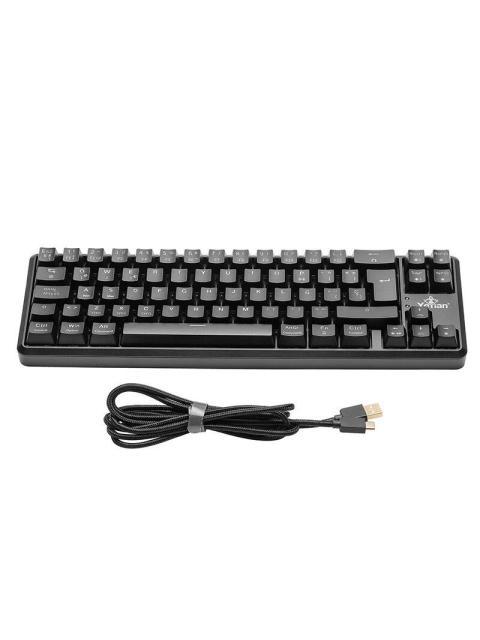 TECLADO GAMER YEYIAN AKIL S3500 LED RGB TECLADO MECANICO OUTEMU BLUE INALAMBRICO USB-BLUETOOTH NEGRO ESPANOL - Imagen 3