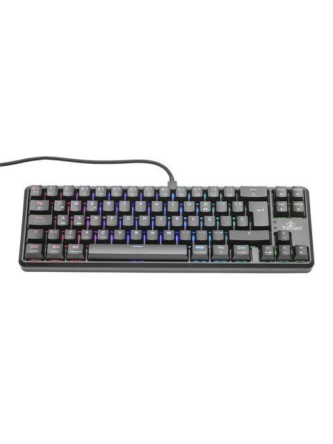 TECLADO GAMER YEYIAN AKIL S3500 RGB TECLADO MECANICO SWITCH RED ALAMBRICO NEGRO (ESPANOL) - Imagen 5