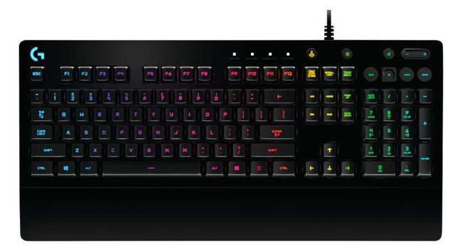 TECLADO GAMER LOGITECH G213 PRODIGY LED RGB ALAMBRICO NEGRO (INGLES) - Imagen 2