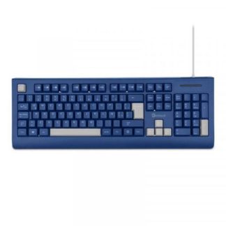 TECLADO GETTTECH GGK-ESMWR-02-BL ALAMBRICO USB AZUL (ESPANOL)