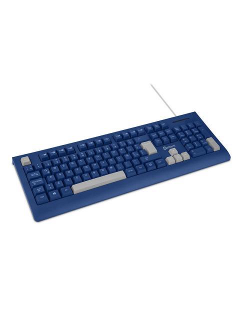 TECLADO GETTTECH GGK-ESMWR-02-BL ALAMBRICO USB AZUL (ESPANOL) - Imagen 3