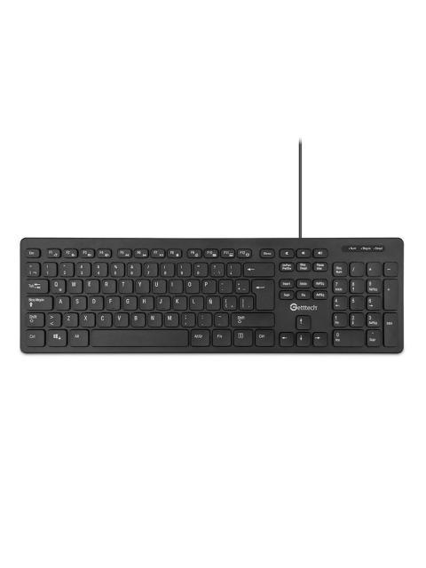 TECLADO GETTTECH IGNITE ALAMBRICO USB NEGRO (ESPANOL)