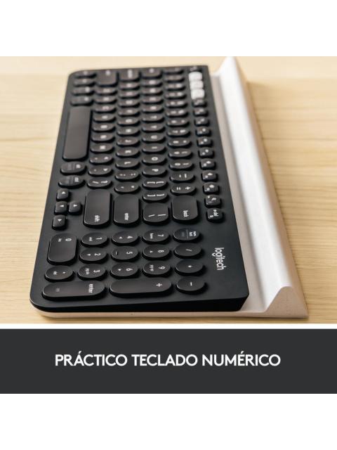 TECLADO LOGITECH K780 INALAMBRICO BLUETOOTH NEGRO (ESPANOL) - Imagen 2