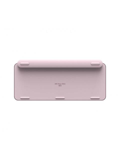 TECLADO LOGITECH MX KEYS MINI INALAMBRICO RF WIRELESS-BLUETOOTH ROSA (ESPANOL) - Imagen 3