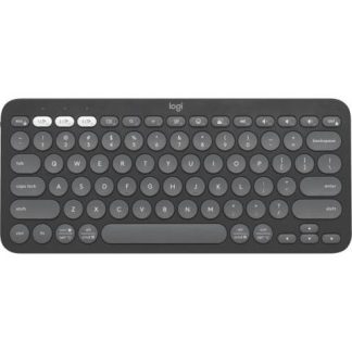 TECLADO LOGITECH PEBBLE KEYS 2 K380S 60% INALAMBRICO BLUETOOTH GRAFITO (ESPANOL)