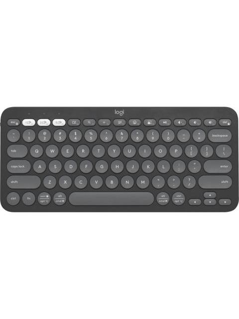 TECLADO LOGITECH PEBBLE KEYS 2 K380S 60% INALAMBRICO BLUETOOTH GRAFITO (ESPANOL)