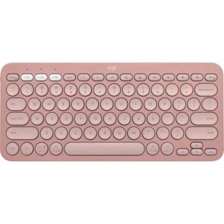 TECLADO LOGITECH PEBBLE KEYS 2 K380S INALAMBRICO BLUETOOTH ROSA (INGLES)