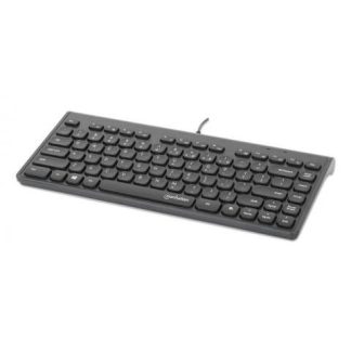 TECLADO MANHATTAN 180702 TKL ALAMBRICO USB NEGRO ESPANOL