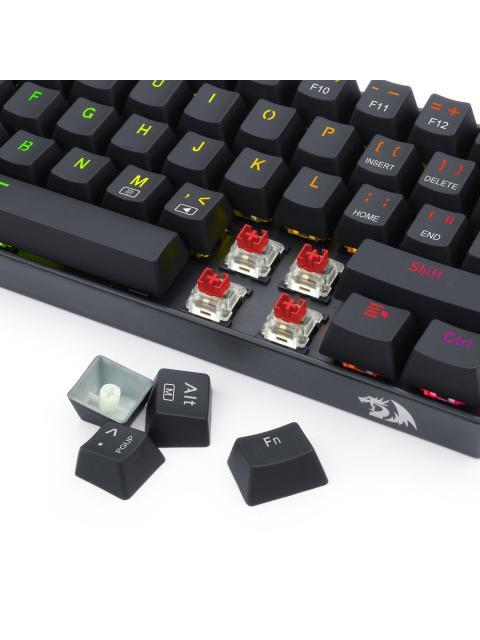 TECLADO MECANICO REDRAGON DRAGONBORN K630RGB RED INGLES NEGRO RGB - Imagen 3