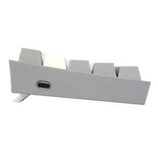 TECLADO MECANICO REDRAGON FIZZ PRO WHITE-GRAY INGLES BLANCO Y GRIS