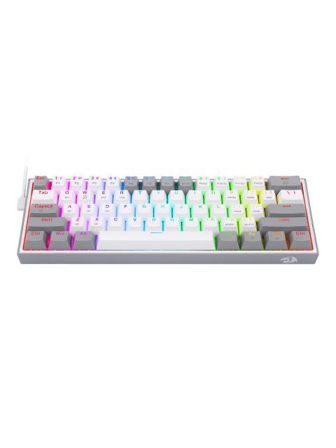 TECLADO MECANICO REDRAGON FIZZ PRO WHITE-GRAY INGLES BLANCO Y GRIS - Imagen 3