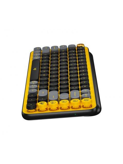 TECLADO LOGITECH POP KEYS TECLADO MECANICO INALAMBRICO NEGRO-GRIS-AMARILLO (INGLES) - Imagen 4
