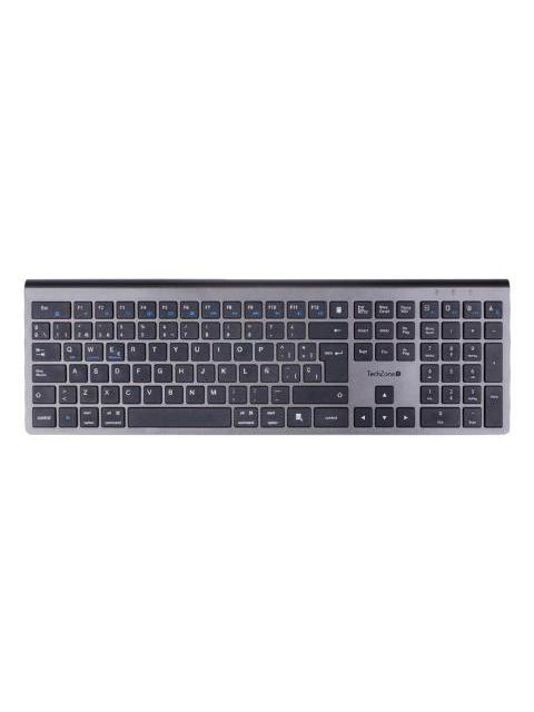 TECLADO TECHZONE HEFESTOS INALAMBRICO RF INALAMBRICO-BLUETOOTH NEGRO ESPANOL