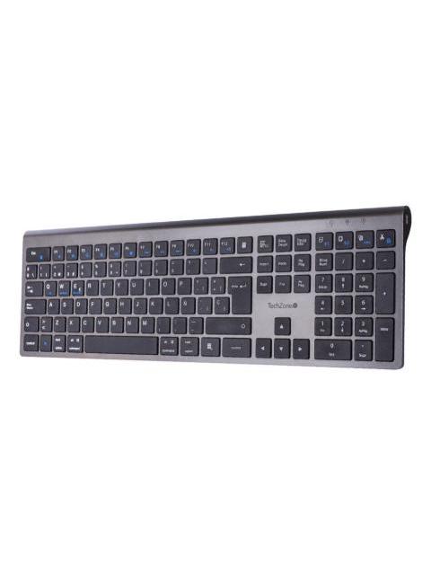 TECLADO TECHZONE HEFESTOS INALAMBRICO RF INALAMBRICO-BLUETOOTH NEGRO ESPANOL - Imagen 2