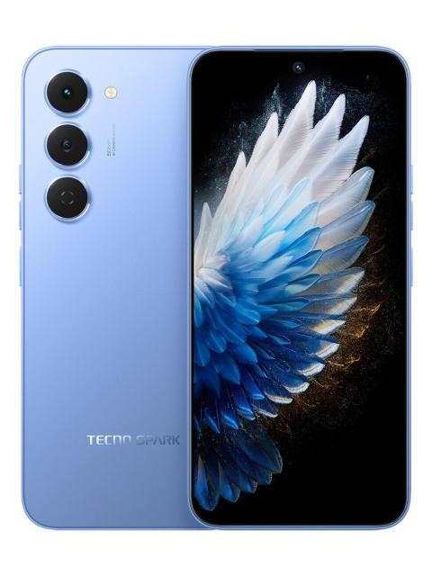 TECNO SPARK 40 PRO 4G 256GB ROM 8GB+8GB RAM DUAL SIM MEDIATEK HELIO G100 ULTIMATE 5200MAH CARGA RAPIDA DE 45W 6.78 AMOLED 1.5K Y 144HZ NFC 50MP 6.7MM COLOR AZUL