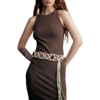 TEJIDO CON CUENTAS BEIGE HOLLY LAND