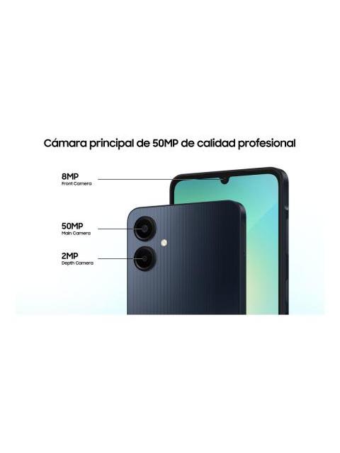 TELEFONO CELULAR SAMSUNG GALAXY A06 128 GB 4 GB DE RAM PANTALLA 6.7 CAMARA. PARTE TRASERA DE 50+2 MEGAPIXELES FRONTAL DE 8 MEGAPIXELES AZUL OSCURO - Imagen 4