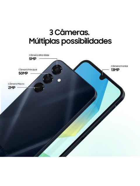 TELEFONO CELULAR SAMSUNG GALAXY A16 5G 128 GB + 4 GB DE RAM CAMARA DE HASTA 50 MP PANTALLA 6.7 NFC IP54 BATERIA AZUL OSCURO DE 5000 MAH - Imagen 7
