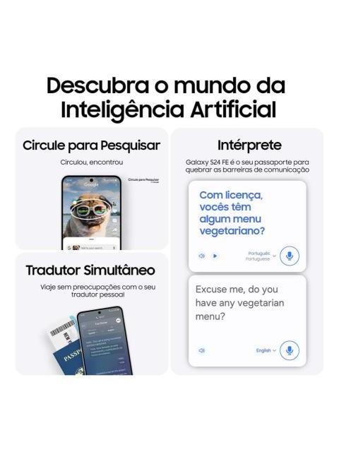 TELEFONO CELULAR SAMSUNG GALAXY S24 FE 5G 128GB 8GB RAM 6.7 GALAXY AI SCREEN - Imagen 4