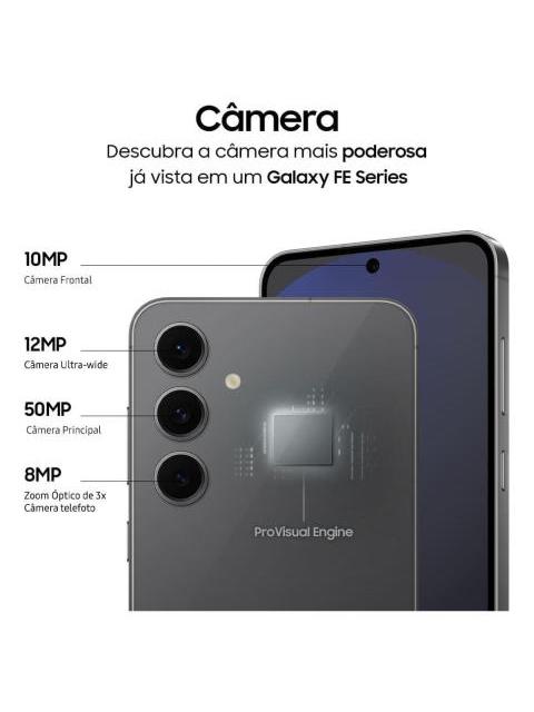 TELEFONO CELULAR SAMSUNG GALAXY S24 FE 5G 128GB 8GB RAM 6.7 GALAXY AI SCREEN - Imagen 5