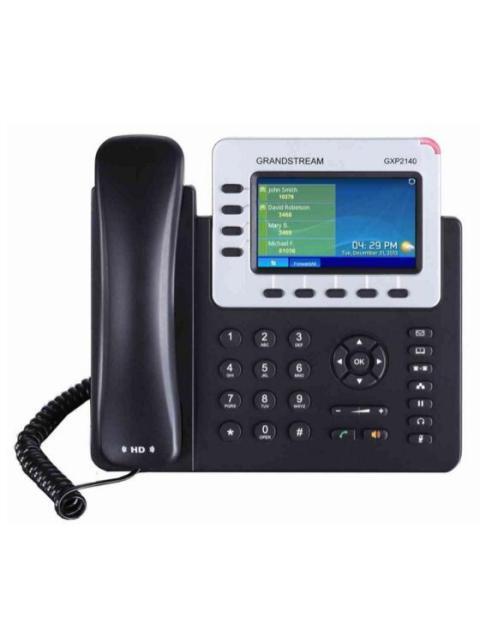 TELEFONO IP DE 4 LINEAS CON 4 CUENTAS SIP GIGABIT CON POE CONFERENCIA DE 5 VIAS SIP BLUETOOTH INCLUYE SU FUENTE DE ALIMENTACION - Imagen 4