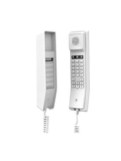 TELEFONO IP HOTELERO 2 LINEAS CON 2 CUENTAS SIP CONFERENCIA DE 3 VIAS POE GDMS COLOR BLANCO