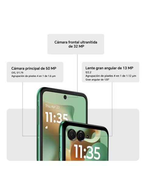 TELEFONO MOTOROLA MOTO RAZR 60 8 GB RAM 256 GB ROM BLANCO 5G GLOBAL ROM 69 PULGADAS 36 PULGADAS MOTO AI 4500 MAH 50 MP - Imagen 6