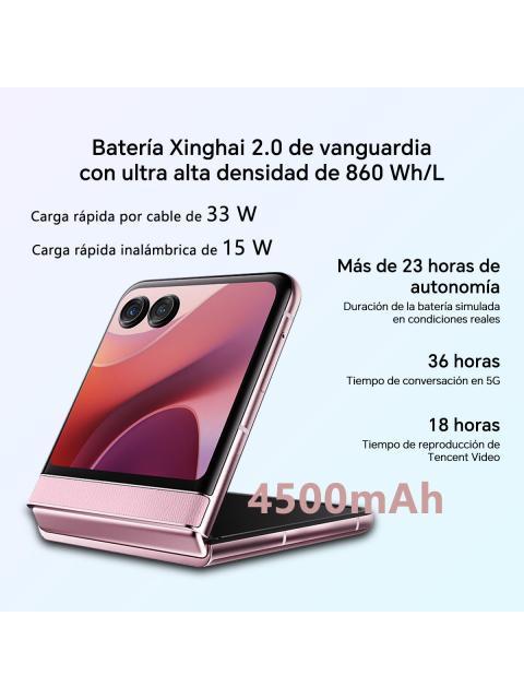 TELEFONO MOTOROLA MOTO RAZR 60 8 GB RAM 256 GB ROM BLANCO 5G GLOBAL ROM 69 PULGADAS 36 PULGADAS MOTO AI 4500 MAH 50 MP - Imagen 7