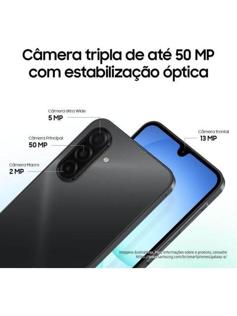 TELEFONO MOVIL SAMSUNG GALAXY A17 CON IA 128 GB 4 GB DE RAM CAMARA DE 50 MP PANTALLA 6.7 NFC IP54 NEGRO - Imagen 4
