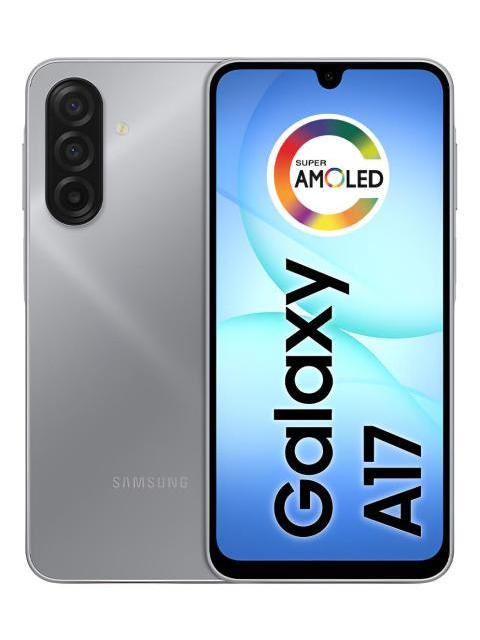 TELEFONO MOVIL SAMSUNG GALAXY A17 CON IA 256 GB 8 GB DE RAM CAMARA DE 50 MP PANTALLA 6.7 NFC IP54 GRIS