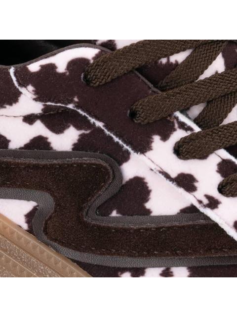 TENIS AGUJETA CON ESTAMPADO VACA CAFE URBAN SHOES - Imagen 6