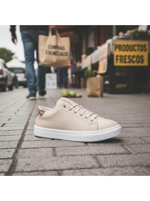 TENIS BASICO BEIGE NEXT CO