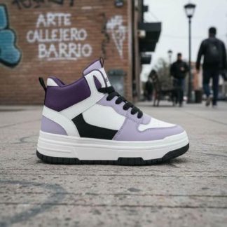 TENIS BOTA CON PLATAFORMA BLANCO BELINDA PEREGRIN