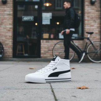 TENIS BOTA COURT CLASSIC BLANCO/NEGRO PUMA