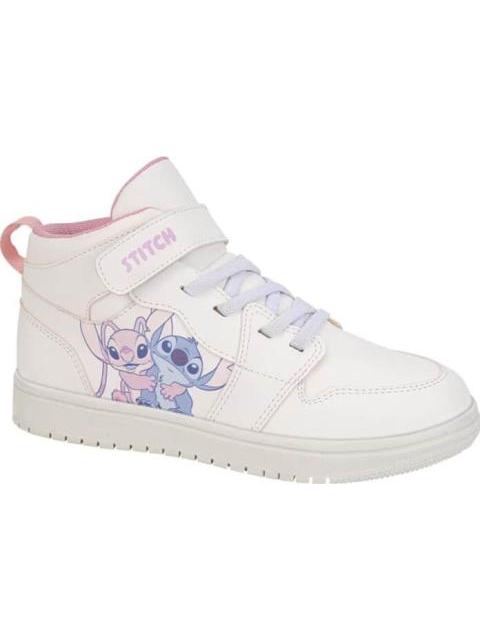 TENIS BOTA ESCOLAR STITCH BLANCO DISNEY - Imagen 2
