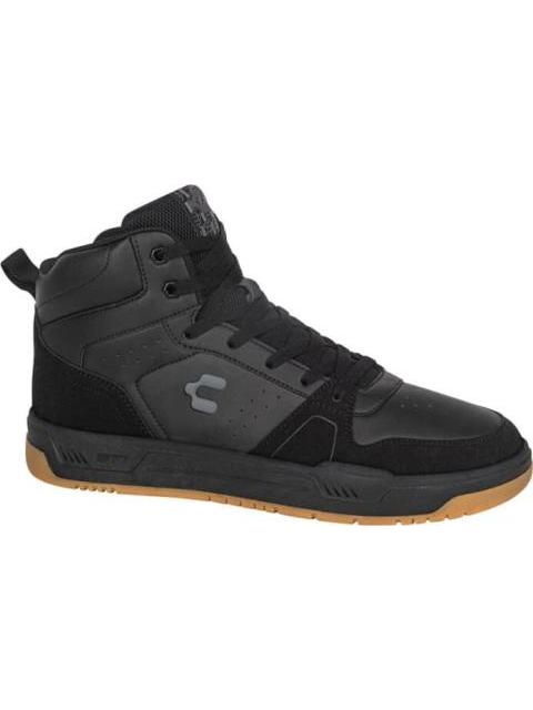 TENIS BOTIN CHAZ BICOLOR NEGRO CHARLY - Imagen 2