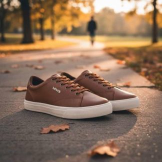 TENIS CASUAL AGUJETA CAFE LEVIS