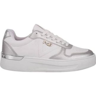 TENIS CASUAL APLICACION PLATA BLANCO HPC POLO