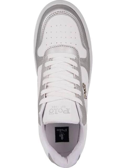 TENIS CASUAL APLICACION PLATA BLANCO HPC POLO - Imagen 3