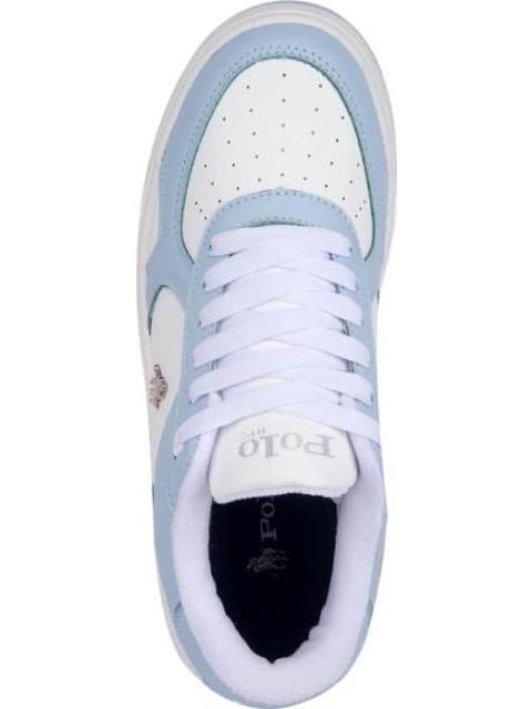 TENIS CASUAL APLICACION PLATA BLANCO HPC POLO - Imagen 3