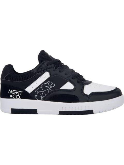 TENIS CASUAL BLANCO/NEGRO NEXT CO