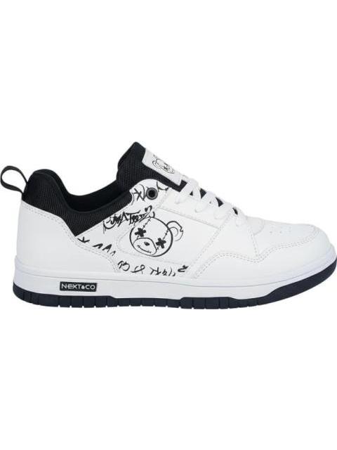 TENIS CASUAL BLANCO/NEGRO NEXT CO