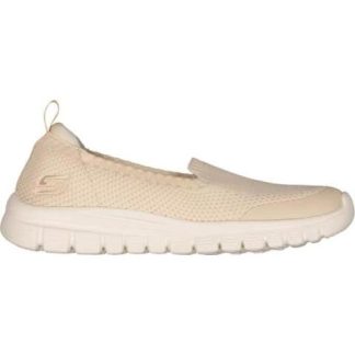TENIS CASUAL BOBS SQUAD WAVES BEIGE SKECHERS1