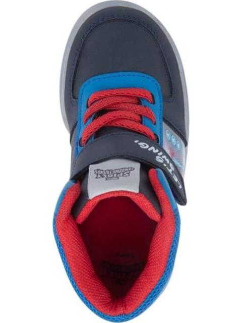 TENIS CON LUCES AZUL MARINO SPIDERMAN - Imagen 3