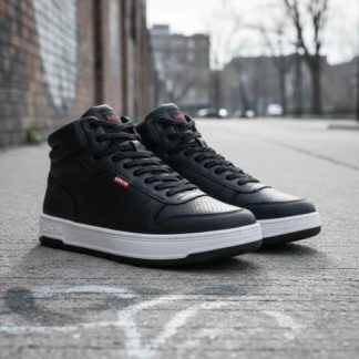 TENIS CASUAL BOTIN NEGRO LEVIS