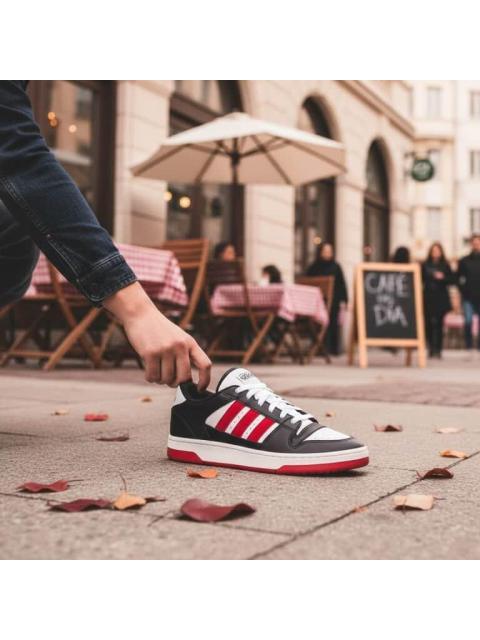 TENIS CASUAL BREAK START BLANCO/NEGRO ADIDAS