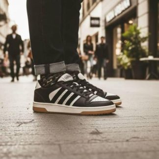 TENIS CASUAL BREAK START J BLANCO/NEGRO ADIDAS